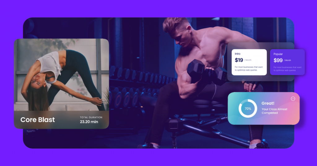 create a fitness app	& monetize